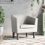 Fauteuil blanc similicuir