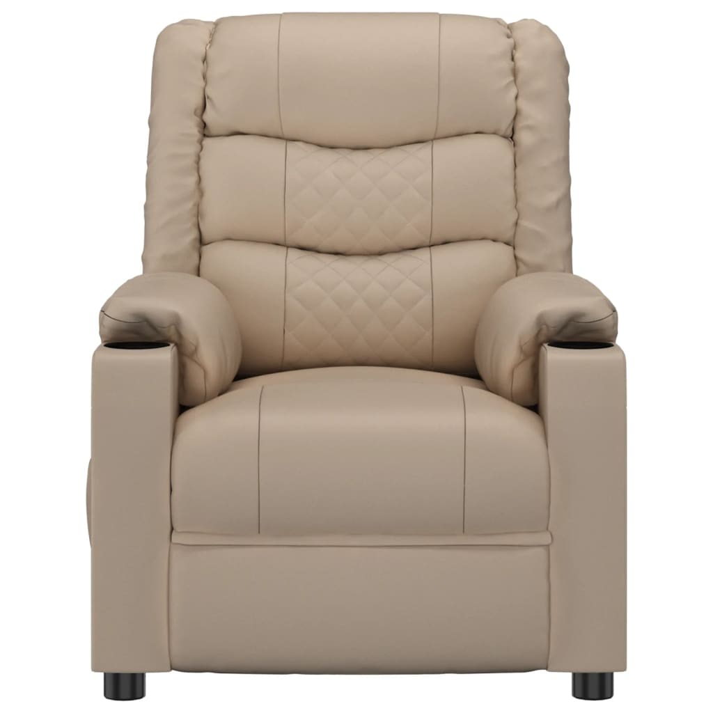 Fauteuil inclinable électrique Cappuccino Similicuir