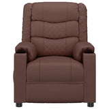 Fauteuil de massage électrique Marron Similicuir
