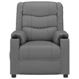 Fauteuil de massage électrique Gris Similicuir