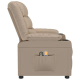 Fauteuil de massage électrique Cappuccino Similicuir