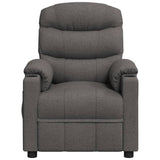 Fauteuil inclinable électrique Gris foncé Tissu