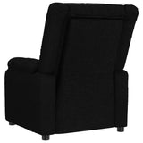 Fauteuil électrique de massage Noir Tissu