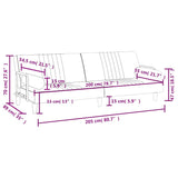 Canapé-lit avec accoudoirs bleu velours