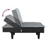 Canapé-lit à gris clair tissu