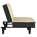 Canapé-lit crème tissu