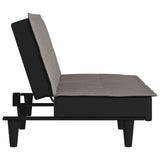 Canapé-lit taupe tissu