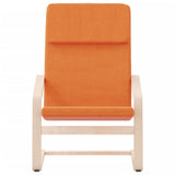 Chaise de relaxation Jaune foncé Tissu