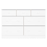 Commode ALTA blanc 112x35x73 cm bois massif de pin