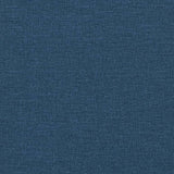 Fauteuil inclinable de massage avec repose-pieds bleu tissu