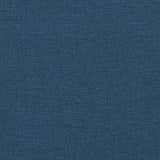 Fauteuil inclinable avec repose-pieds bleu tissu