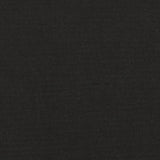 Canapé 2 places avec oreillers décoratifs noir 140 cm tissu