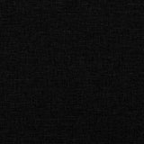 Canapé 2 places avec oreillers décoratifs noir 120 cm tissu