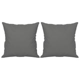 Canapé 3 places avec oreillers gris foncé 180 cm