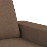 Fauteuil avec repose-pied Marron 60 cm Tissu