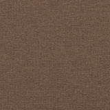 Ensemble de canapés 2 pcs avec coussins marron tissu