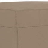 Ensemble de canapés 3 pcs avec coussins Cappuccino Similicuir