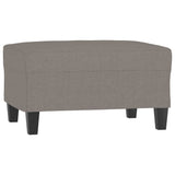 Ensemble de canapés 4 pcs avec coussins taupe tissu