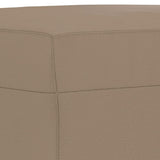 Ensemble de canapés 4 pcs avec coussins Cappuccino Similicuir