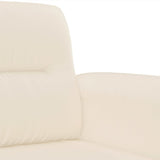 Ensemble de canapés 3 pcs avec coussins beige tissu microfibre