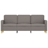Canapé à 3 places Taupe 180 cm Tissu