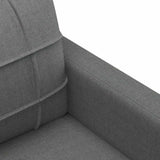 Fauteuil Gris foncé 60 cm Tissu