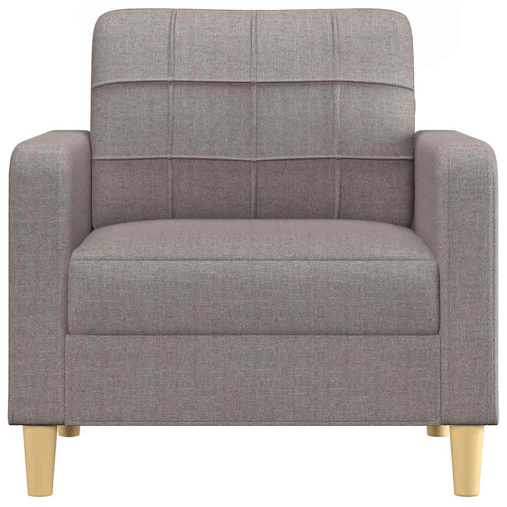 Fauteuil Taupe 60 cm Tissu