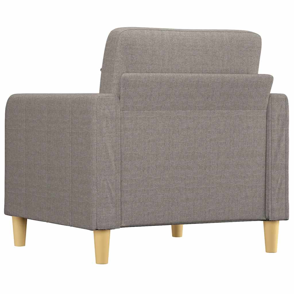 Fauteuil Taupe 60 cm Tissu