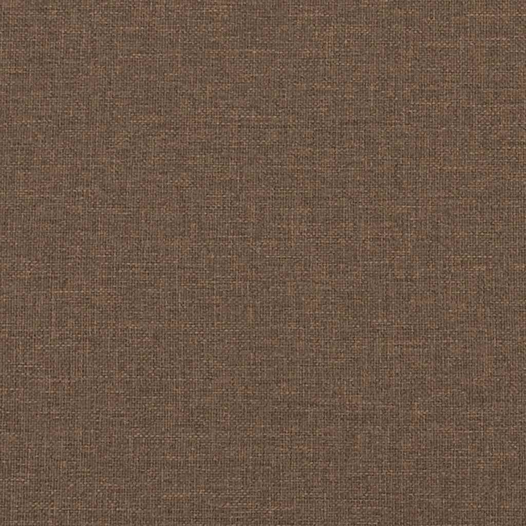 Canapé à 3 places Marron 180 cm Tissu