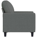 Fauteuil Gris foncé 60 cm Tissu