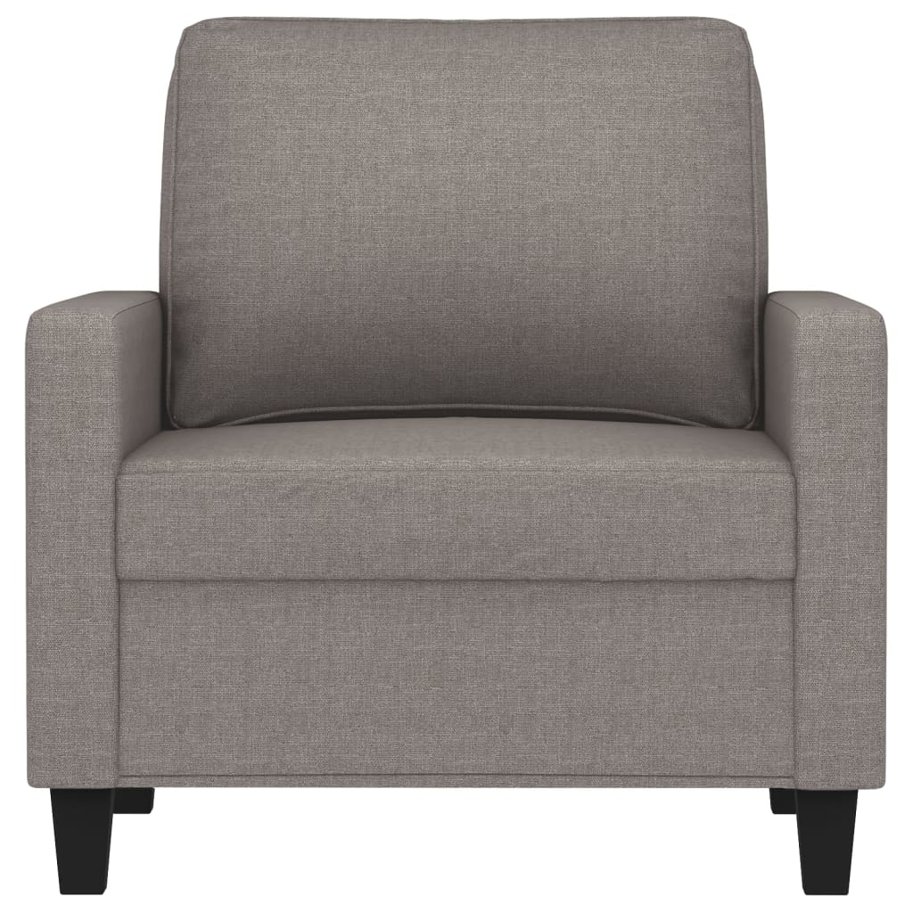 Fauteuil Taupe 60 cm Tissu