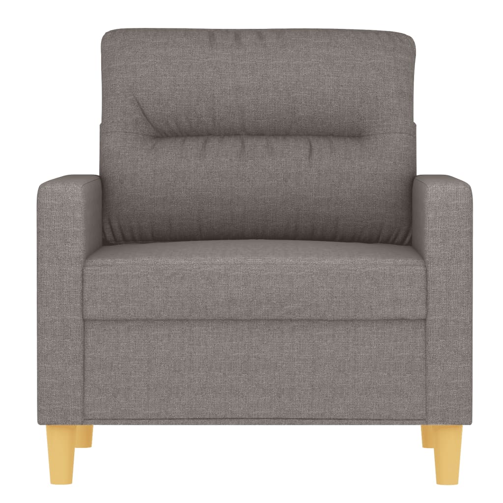 Fauteuil Taupe 60 cm Tissu