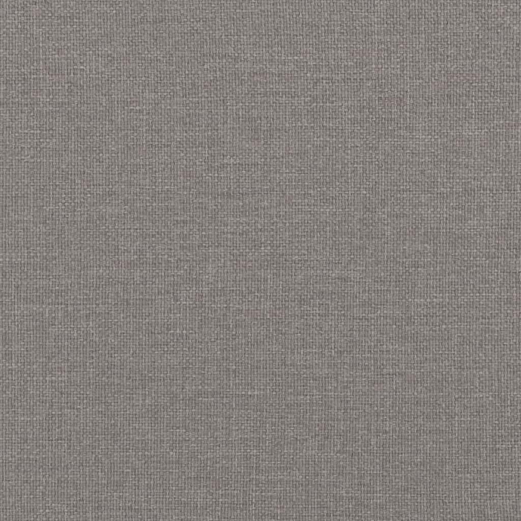 Canapé à 3 places Taupe 180 cm Tissu