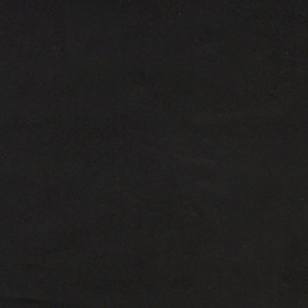 Canapé à 2 places Noir 140 cm Velours