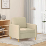 Fauteuil Crème 60 cm Tissu