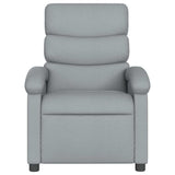 Fauteuil inclinable électrique Gris clair Tissu
