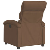 Fauteuil inclinable électrique Marron Tissu