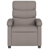 Fauteuil inclinable électrique Taupe Tissu