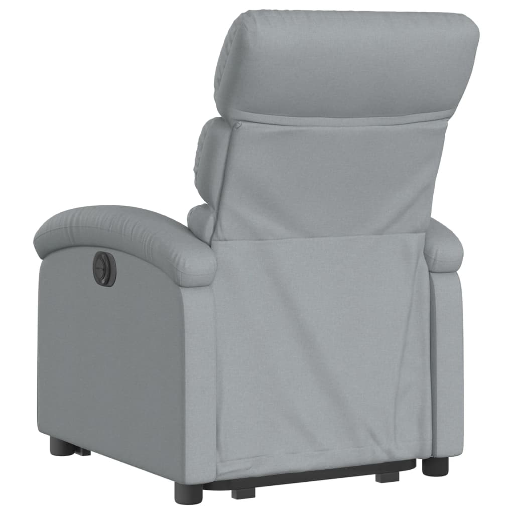 Fauteuil inclinable Gris clair Tissu