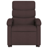 Fauteuil inclinable marron foncé tissu