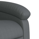 Fauteuil inclinable électrique Gris Similicuir