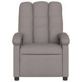 Fauteuil inclinable électrique Taupe Tissu