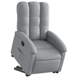 Fauteuil inclinable Gris clair Tissu