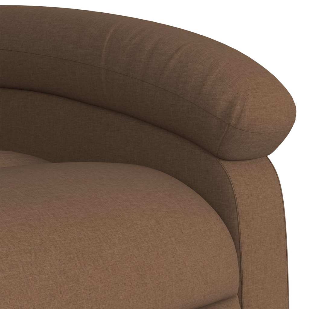 Fauteuil inclinable Marron Tissu