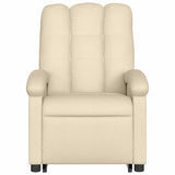 Fauteuil inclinable Crème Tissu