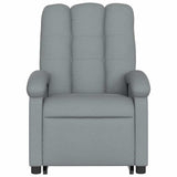 Fauteuil de massage inclinable Gris clair Tissu
