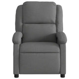 Fauteuil inclinable électrique Gris foncé Tissu