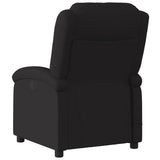 Fauteuil de massage inclinable électrique Noir Tissu