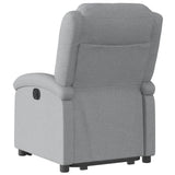 Fauteuil inclinable Gris clair Tissu