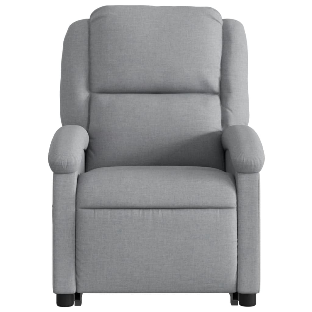 Fauteuil inclinable Gris clair Tissu